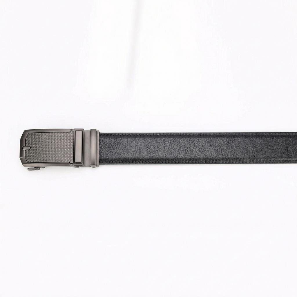 Men'S Belt Cowhide Automatic Buckle Casual High-End Leather Belt Middle-Aged And Young Business Versatile Belt