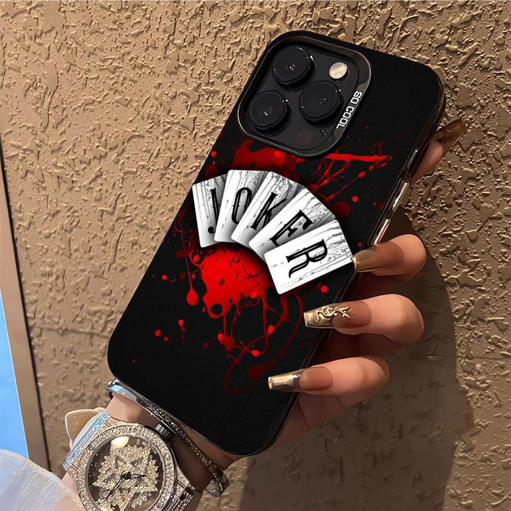 Ace of Spades Poker Phone Case Phone Case For iPhone 14 16 15 11 12 13 Pro Max Mini Plus Shockproof Cover