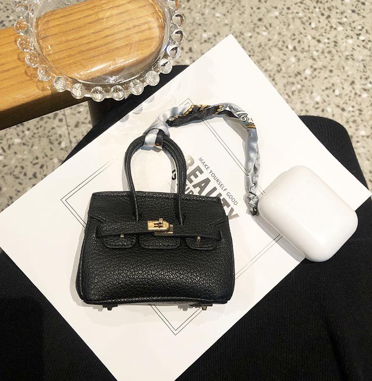 

Мода H Мини Биркин Bluetooth Наушник и Кошелек для монет Брелок Шарм