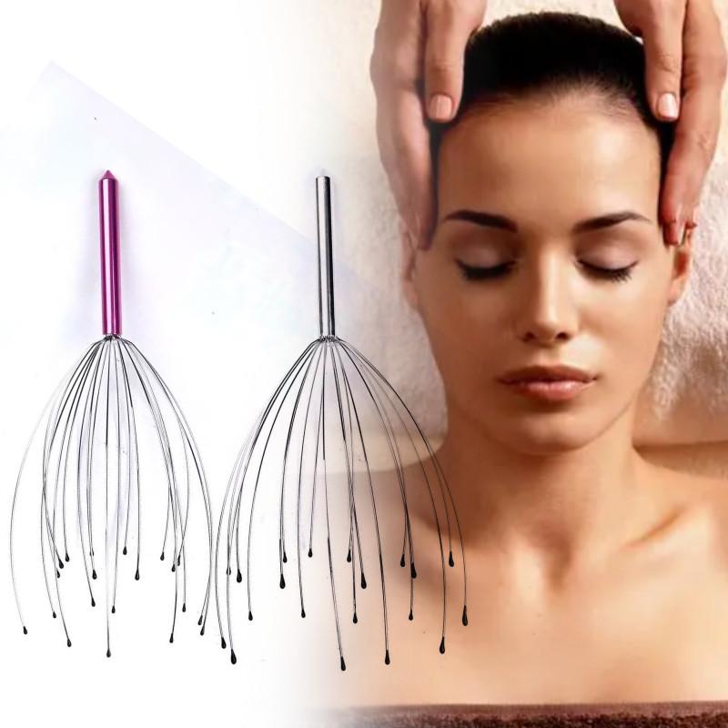 Head Relax Massager Healing Neck Claw Antistress Pain Relief Scalp Headache Spa