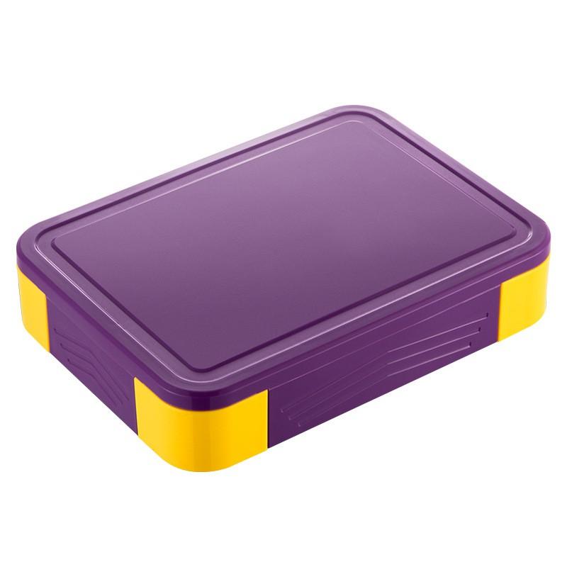 Kids Student Lunch Box With 5 Compartment Design Leakproof Microwave Safe Plastic Bento Container School Office Picnic
