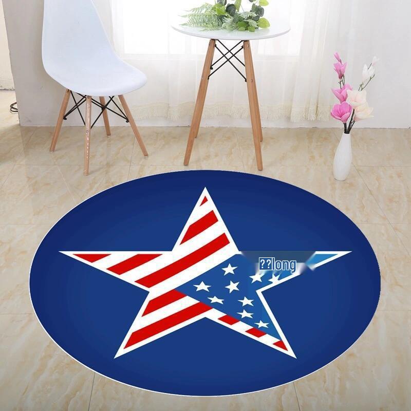 3D Illusion Halloween Black & White Round Carpet for Bedroom & Living Room