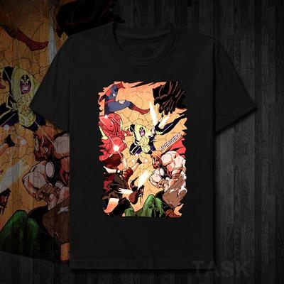 2026 Licensed Avengers Alliance Thanos Avengers Printed T-Shirts Relaxed Plus Size Men's and Women's Short Sleeves