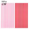 Heat Resistant Straw Heart Shaped Straws, Food Safe PP Disposable Drinking Rounded Grade Lip Design Comfortable Sip Straws for Cocktail, Birthday