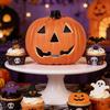 Halloween Light Up Pumpkin Decoration Spooky Jack O Lantern Ornament