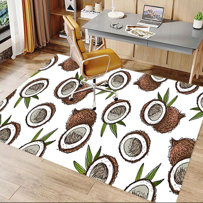 1PC Coconut Pattern Extra Large Non Slip Floor carpet, Office, family, Studio   Large Area Rug Indoor Rugs, Bold Statement Piece