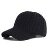 Trendy Knitted Baseball Cap For Men And Women  Autumn/Winter Fashion Peaked Hat, Versatile And Warm