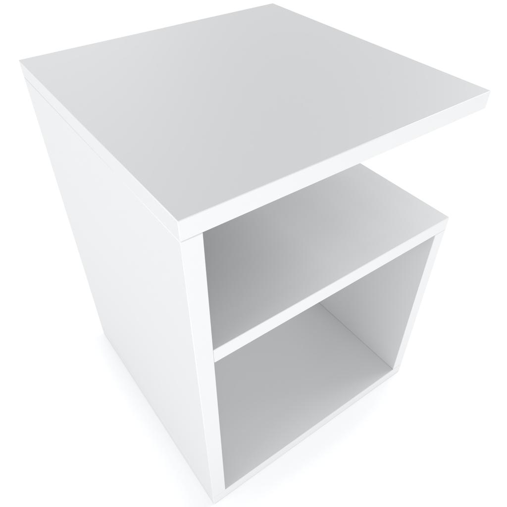 Modern White Nightstand 30cm Bedside Table Bedroom Furniture Nakastlik