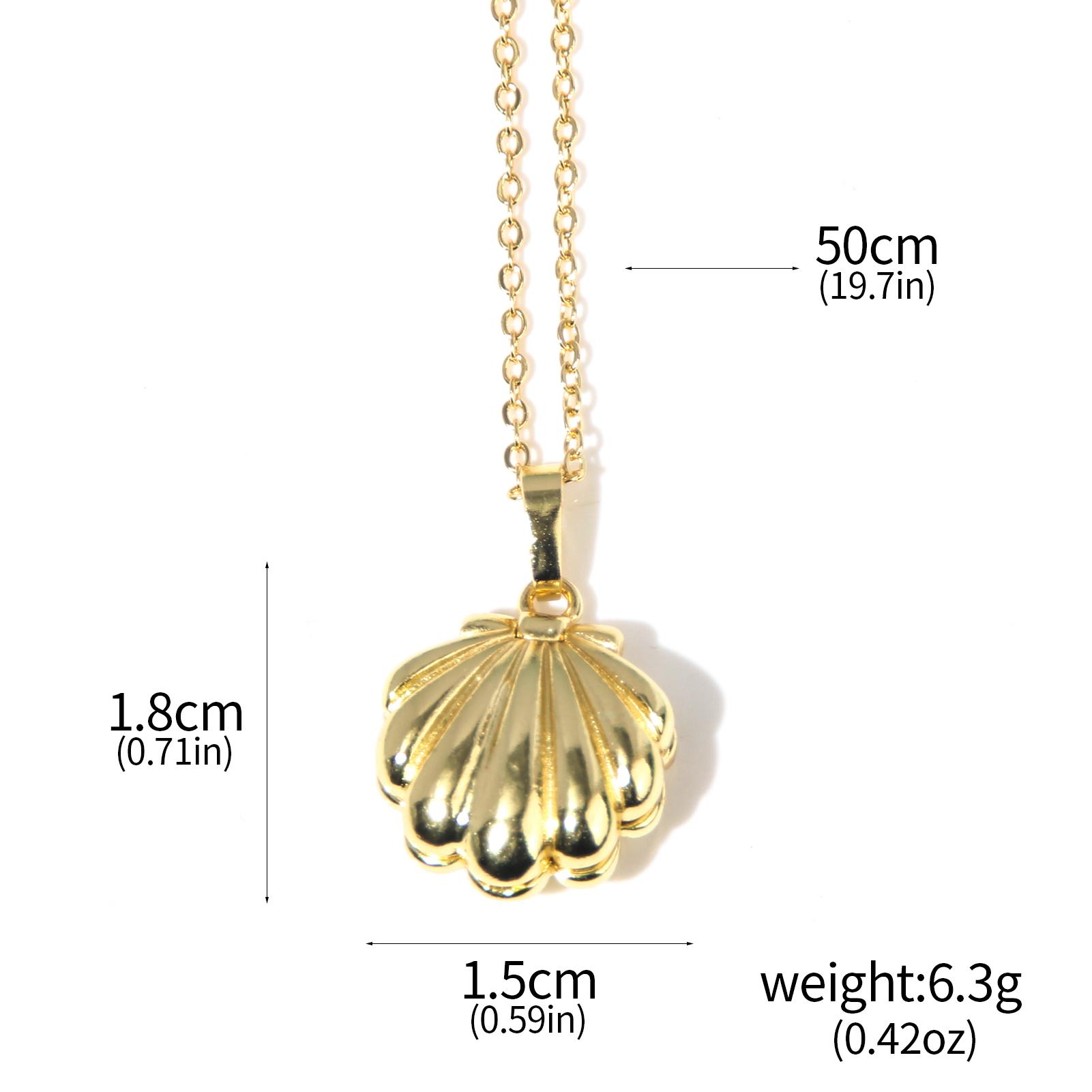 

Anime Mermaid Melody Shell Pearl locket Pendant Necklace For Woman Sweet Party Wedding Jewelry Choker Gift For Her