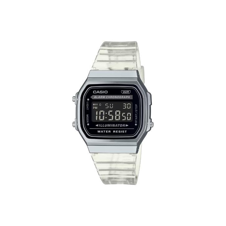 CASIO Unisex VINTAGE Series 36.3mm Black Watch A168XES-1B A168XES-1B Black Dial