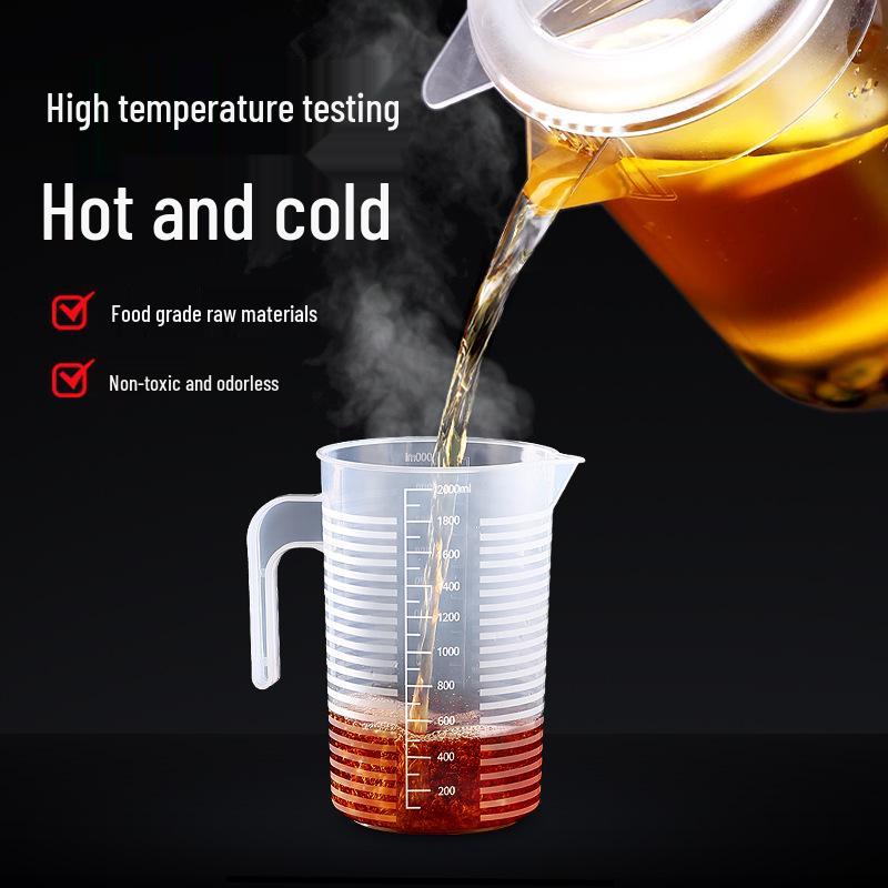 Hengzhi Large-Capacity Food-Grade Plastic Measuring Cup for Milk Tea