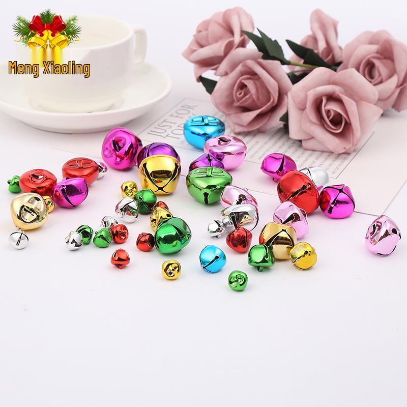 

Екологічні кольорові різдвяні дзвіночки - Вакуумне напилення, аксесуари для DIY-виробів 0.8 cm