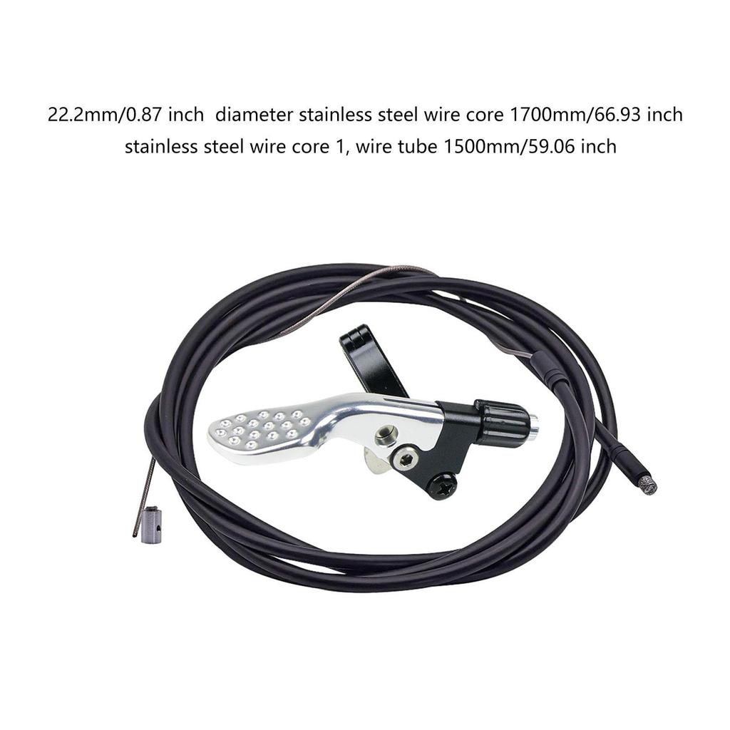 Bike Seatpost Dropper Remote Lever Shifter with Cable and Hose for Cycling