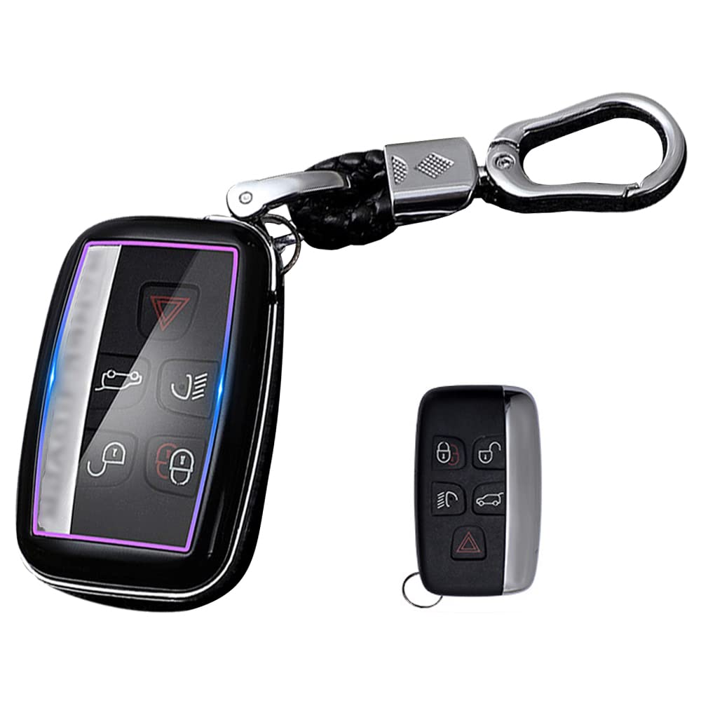 

LETINGFAR Чехол для смарт-ключа Jaguar Land Rover, Держатель для ключей, Крышка для ключа, Leelander, Land Rover Sports, Jaguar, Черный ROVER-B-YK-GH-30 чёрный