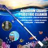 AC 220V Aquarium Cleaner Automatic Electric Aquarium Gravel Cleaner Water Filter Washer Siphon Vacuum Water Pump for Fish Tank