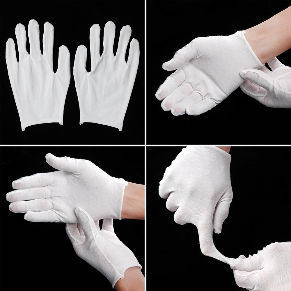 Jewelry Appreciation Household Labor Protection Gloves Cleaning Materials White Cotton Gloves