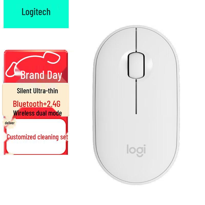 

Logitech PEBBLE Dual-Mode Silent Wireless Mouse