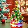 Diy Christmas Music Box Building Blocks | Santa Claus Snowman Micro Bricks Toy Compatible With  Holiday Decoration Kid Adult