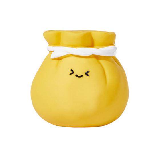 Latex Dog Chew Toy Squeaky Puppy Teething Toy Cute Food Shape Teeth Cleaning Toy for Aggressive Chewers Dogs Boredom Relief