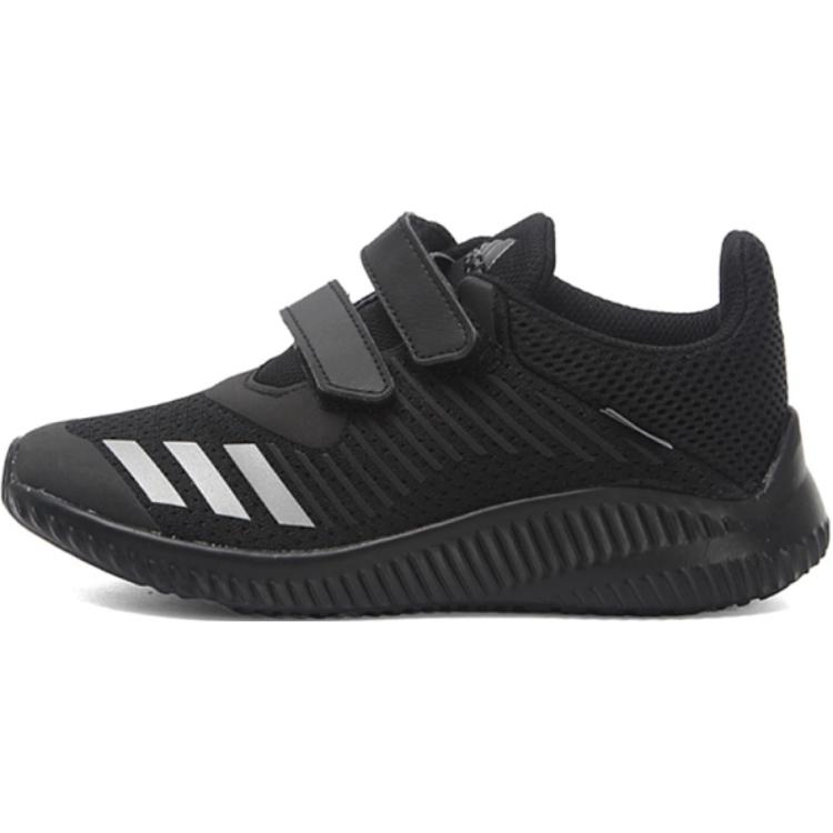 Adidas Fortarun Simple Comfortable Non-Slip Durable Low-Top Kids Running Shoes Kids Running Shoes Black BY8992 30½