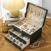 High-End Multi-Layer Drawer-Type Jewelry Box Household Large Capacity Earring Storage Organizer With Oxidation Finish