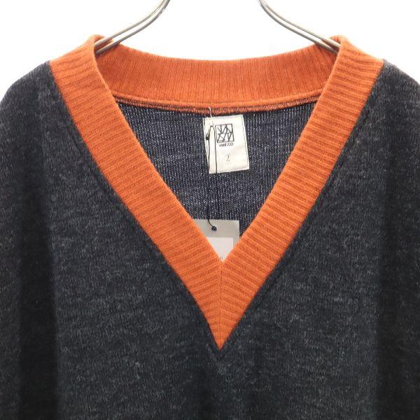unused VAST222 19AW made in Japan By color V neck Knit vest 2 Men's Used