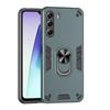 KEYSION Shockproof Armor Case for TECNO Camon 40 Pro 4G 5G Soft Silicone+PC Metal Ring Stand Phone Back Cover for CAMON 40 4G