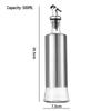 ZISIZ Glass Oil Dispenser Bottle Set