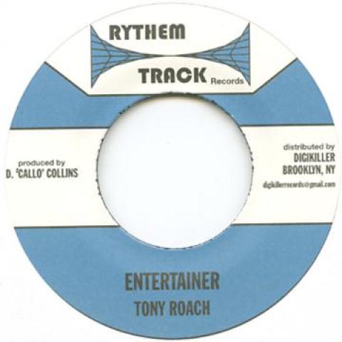 

7inch Record TONY ROACH Entertainer Dub DKR031 Rythem TrackDi 1985 US Reggae Ska Dub Used