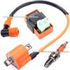 High-Voltage Ignition Coil & Spark Plug for Motorcycle/ATV, 125-250CC