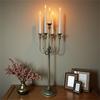 Retro Candlestick Holders Iron Metal Taper Candle Holders Decorative Candle Stands for Wedding,Dinning Home Decorations