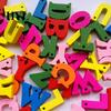 100 Stück gemischte AZ Alphabet Holzbuchstaben Knopf DIY Handwerk Nähen Scrapbooking