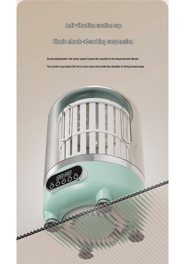 Portable Mini Washing Machine with USB Charging & LED Display - Ideal for Outdoor Travel