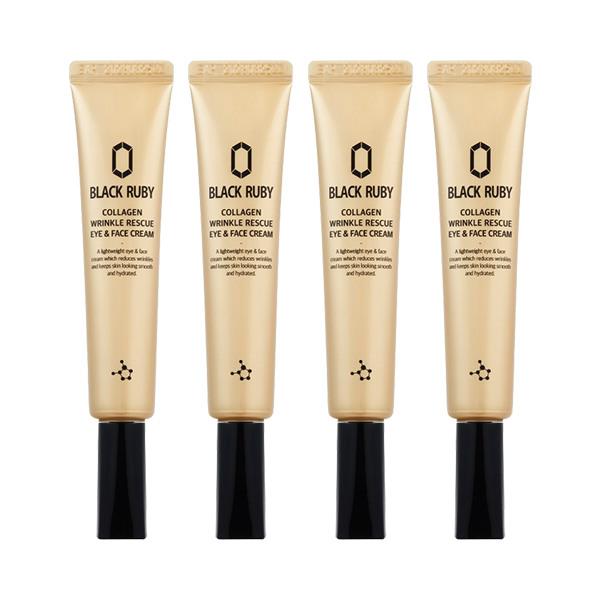 BLACK RUBY Collagen Face & Eye Cream 30ml x4