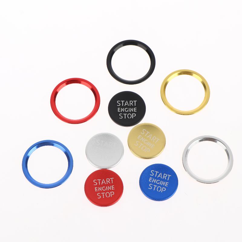 Auto Motor Start Stop Knopf Abdeckung Zierleiste Zündschalter Dekorativer Ring für A4 A5 A6 Q5 Q7 Dekoration Zubehör