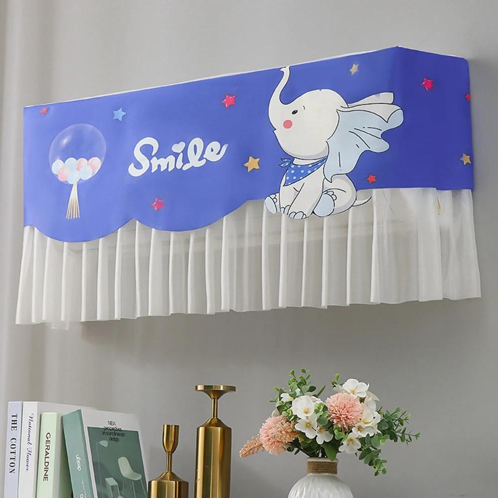 Air Conditioner Cover Home Decor Protective Case Waterproof Hanging Air Conditioning Home Fabric Indoor Dust Covers