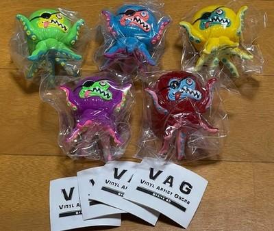 Cojica Toys VAG AHOY SHELTERBANK Sofubi Vinyl Figure 5-Piece Full Set Japan
