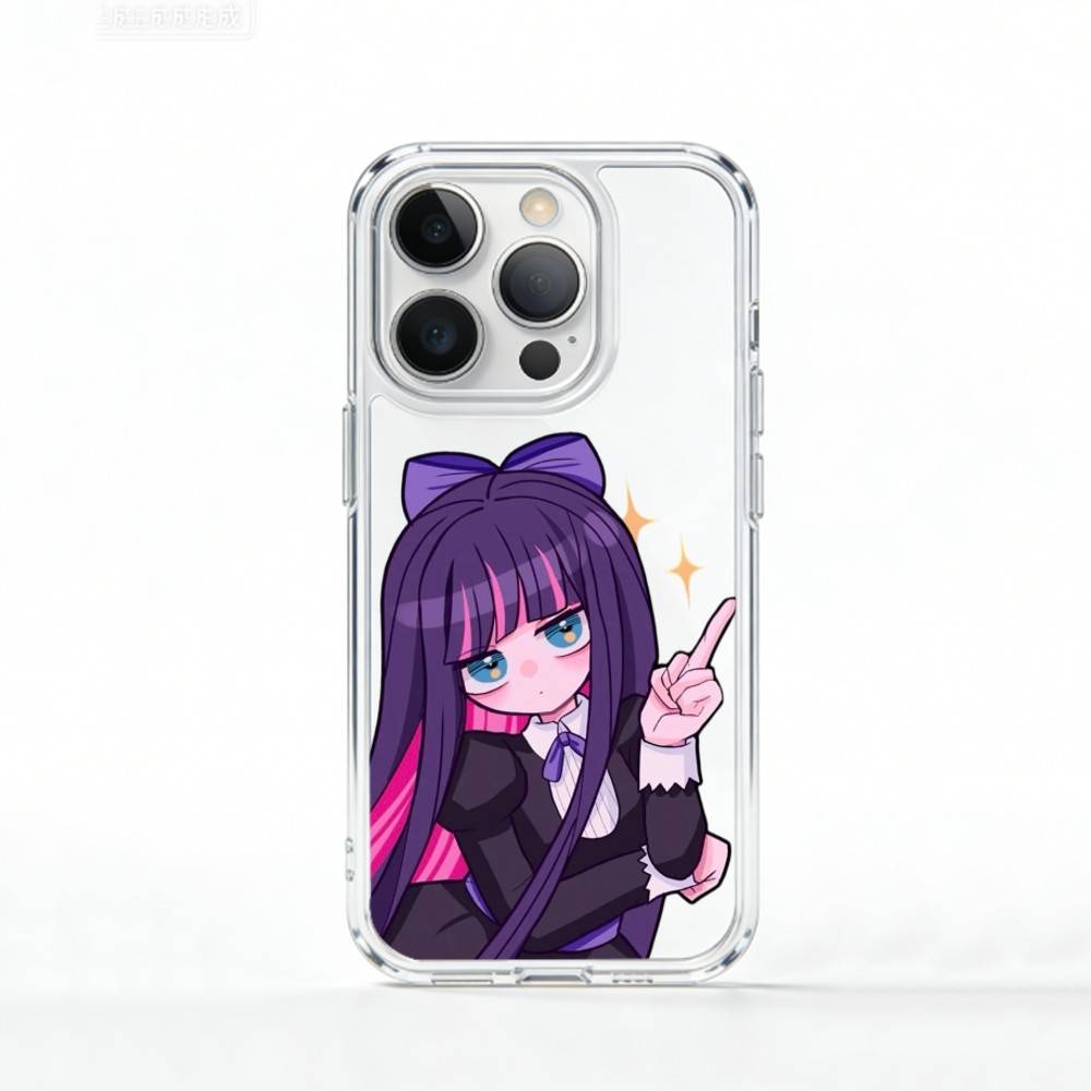 Panty & Stocking with Garterbelt Girl    Phone Case For iPhone 17 16 15 14 13 12 11 Mini Pro Max Plus Transparent Cover
