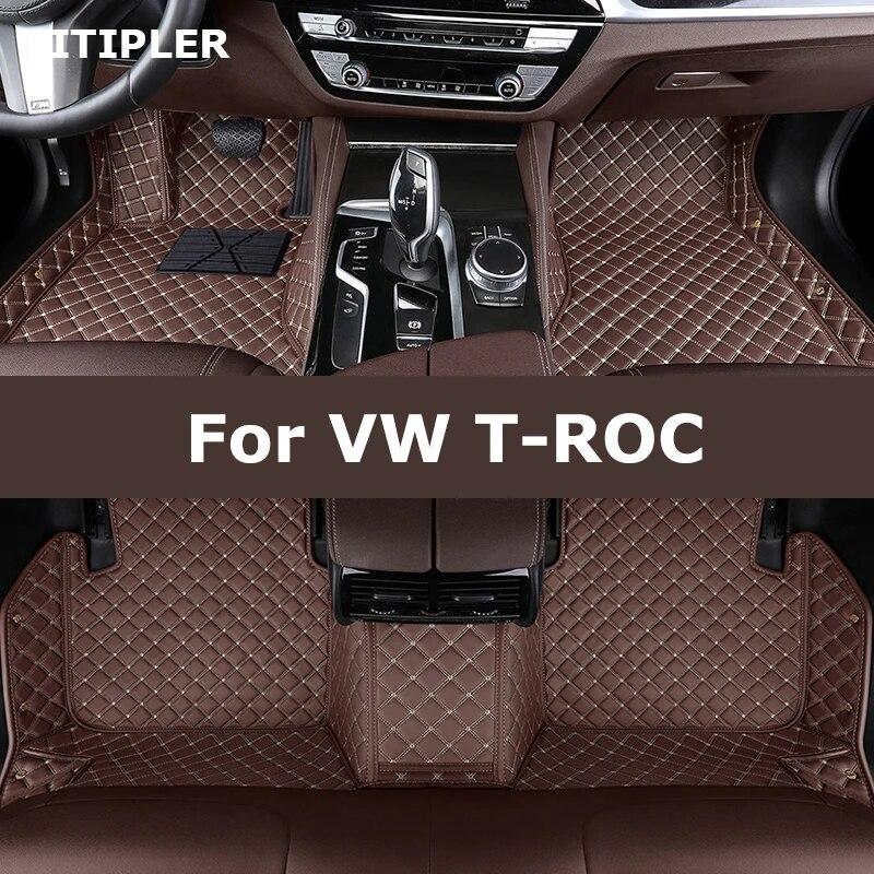 

TITIPLER пользовательские автомобильные коврики для VW TROC T-ROC авто ковры аксессуары для ног Coche