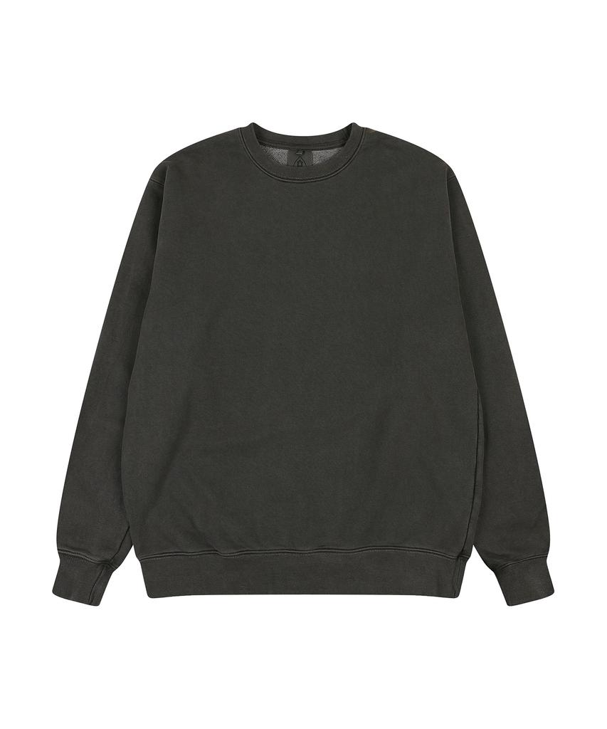 ADERNM Pigment Cut-Line Sweatshirt (Charcoal)