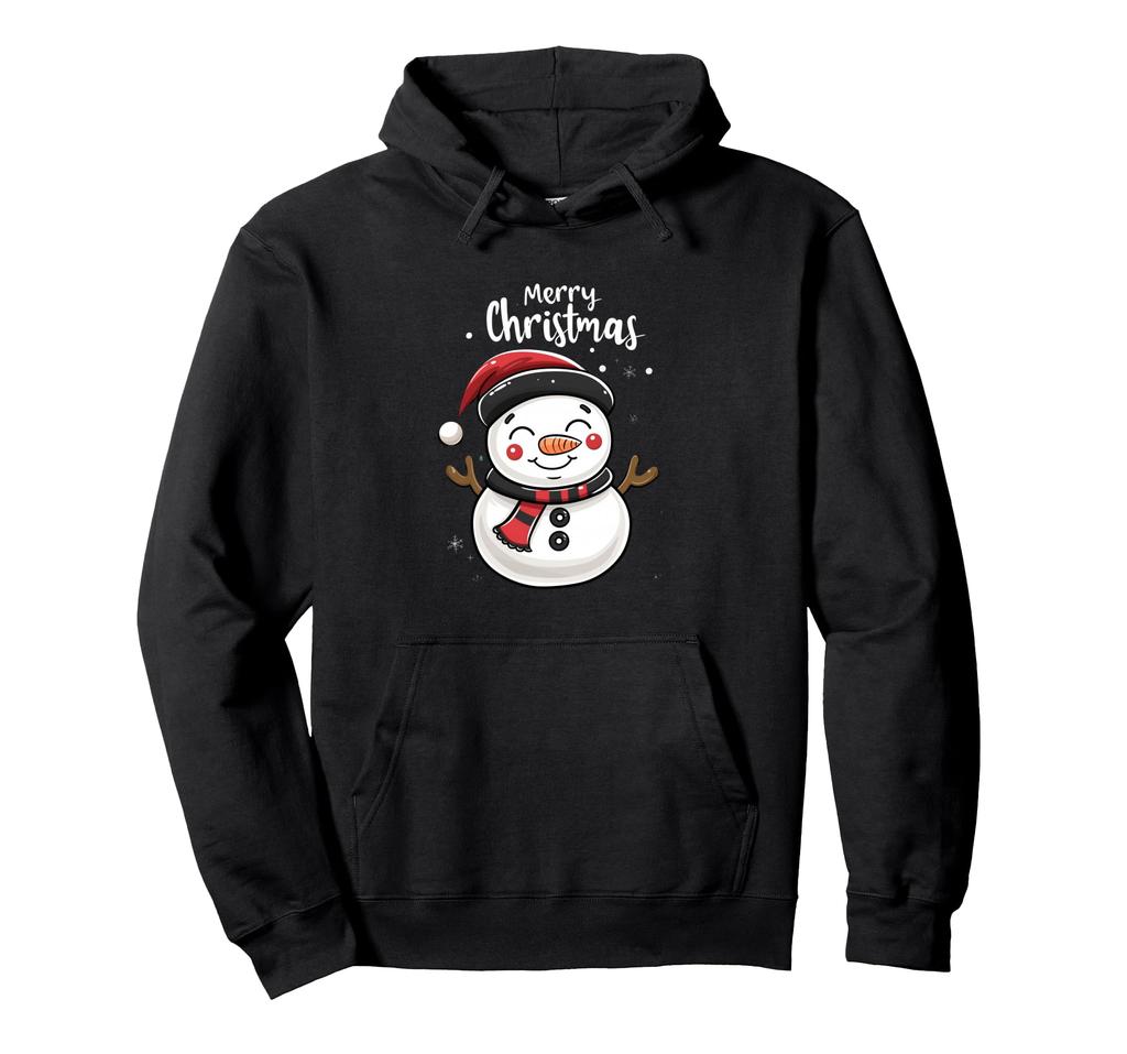 Funny Snowman Cute Christmas Motif Christmas Hoodie