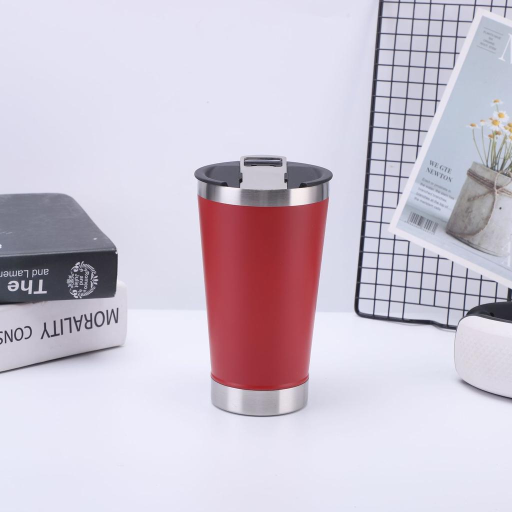 Beer Glasses with Bottle Opener Stainless Steel Double Vacuum Insulation To Protect The Cold Ice Bar Car