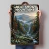 Great Smoky Mountains Nationalpark Blechposter Benutzerdefinierte Wandkunst Vintage Metallschilder Retro Blechschild für Raumzubehör