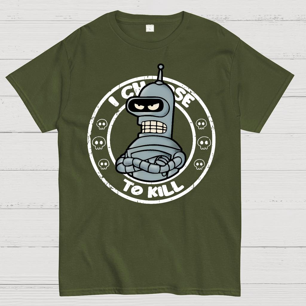 I Choose To Kill Cotton Summer Casual Cool Loose T-Shirt
