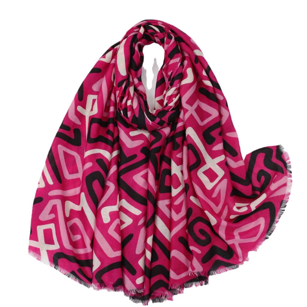 2024 Jaro a podzim Zima Nový Dlouhý tenký šátek z bavlny a konopí Cestovní univerzální teplý šátek na opalování pro ženy