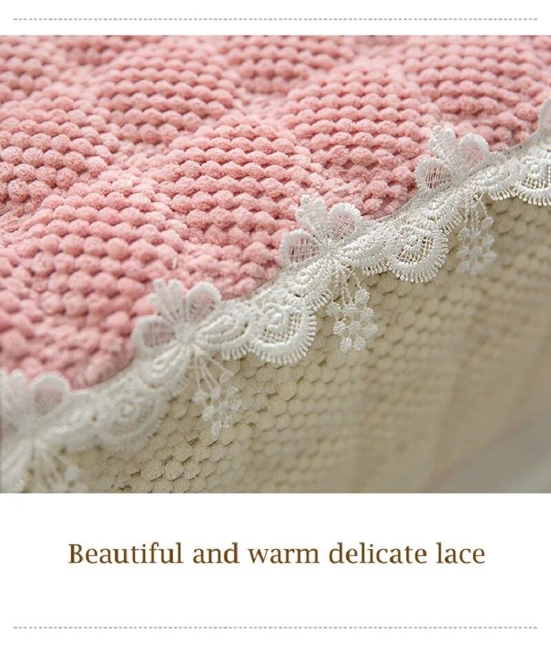 Plush Sofa Cover Thickened Non-slip Living Room Sofa Recliner Cover Universal Full Cover Dustproof Furniture Protection Cover