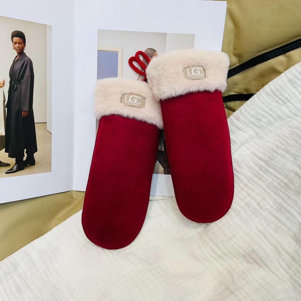 Winter Suede Windproof Mittens - Velvet Lined, Thick and Warm