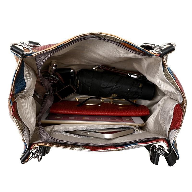 Neue Handtasche mit großem Fassungsvermögen, stilvolle und schlichte Arbeits-Pendler-Tasche, lässige Damen-Tragetasche.