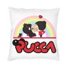 Modern Funny Love Pucca And Garu Cushion Cover for Sofa Polyester Tv Animation Anime Pillow Case Living Room Pillowcase