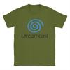 T-shirt con Logo Dreamcast Estiva T-shirt alla Moda Fresca Uomo Cotone Girocollo Oversize Manica Corta Streetwear T-shirt
